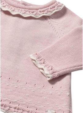 Set Mayoral 3 pezzi rosa per neonati