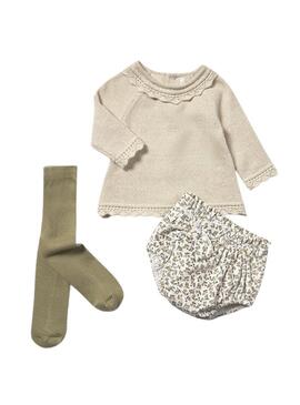Set Mayoral 3 pezzi shorts e calzamaglia per bambini