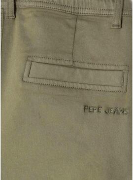 Pantaloni cargo Pepe Jeans Chase verdi per bambino