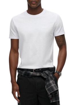 Maglietta Superdry Essential Logo bianca per uomo