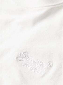 Maglietta Superdry Essential Logo bianca per uomo