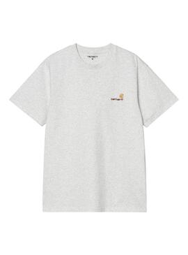 Maglietta Carhartt American Script grigia per uomo