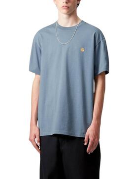 Maglietta Carhartt Chase blu per uomo