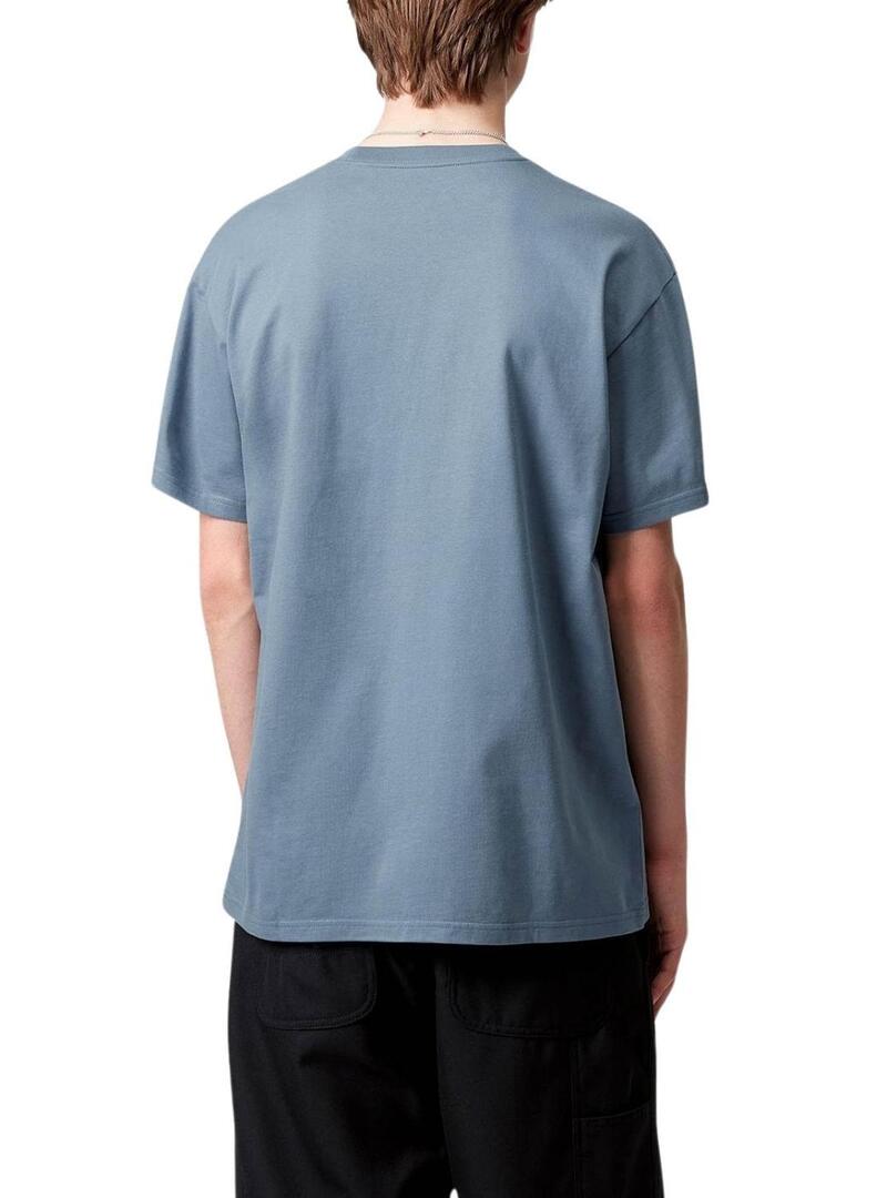 Maglietta Carhartt Chase blu per uomo
