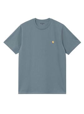 Maglietta Carhartt Chase blu per uomo