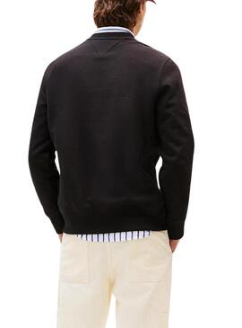 Felpa Tommy Hilfiger Arch nera per uomo
