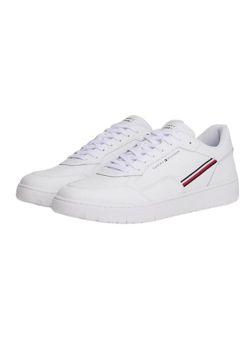 Scarpe da ginnastica bianche Tommy Hilfiger Basket per uomo
