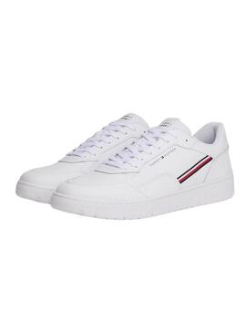 Scarpe da ginnastica bianche Tommy Hilfiger Basket per uomo