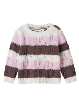 Maglia a righe multicolor Name It Nibo per bambina