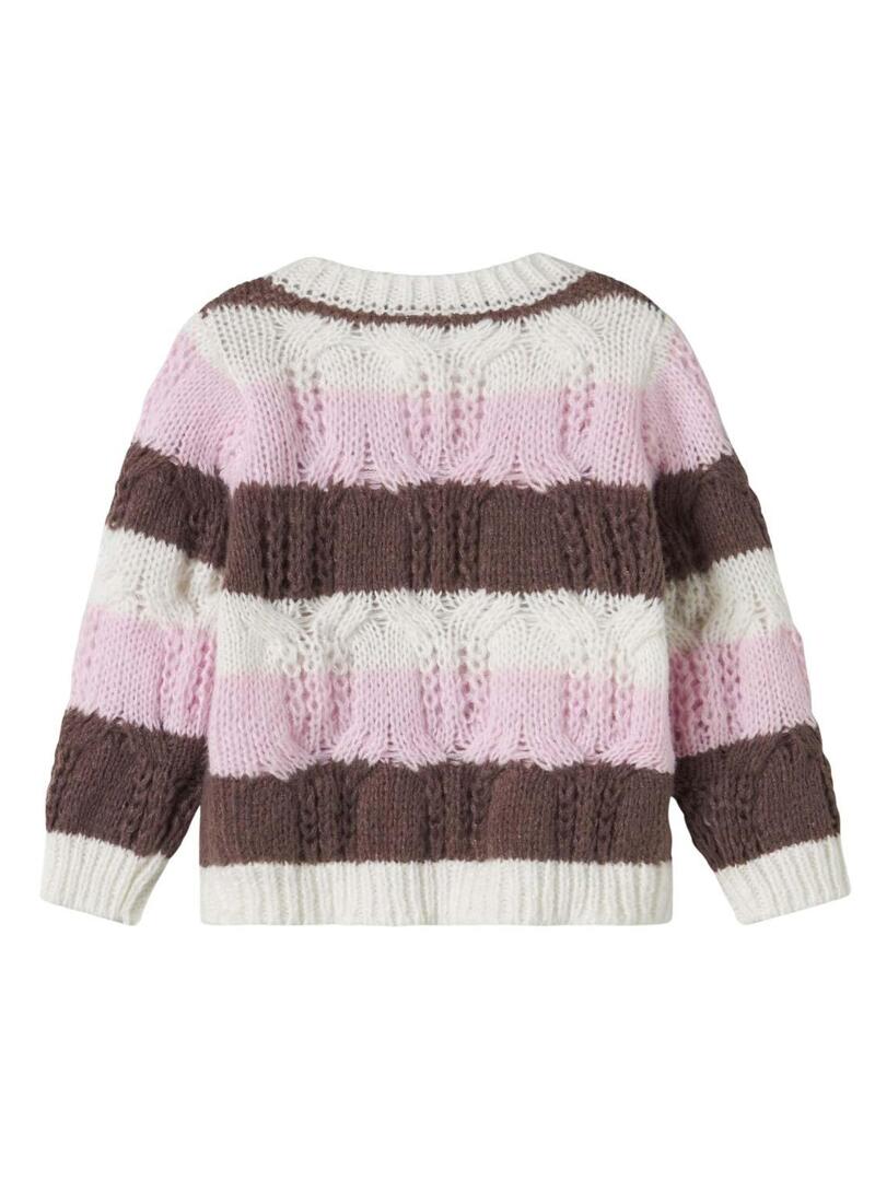 Maglia a righe multicolor Name It Nibo per bambina