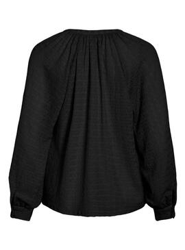 Blusa Vila Vibabera nera per donna