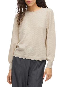 Maglia beige Vila Viemi per donna