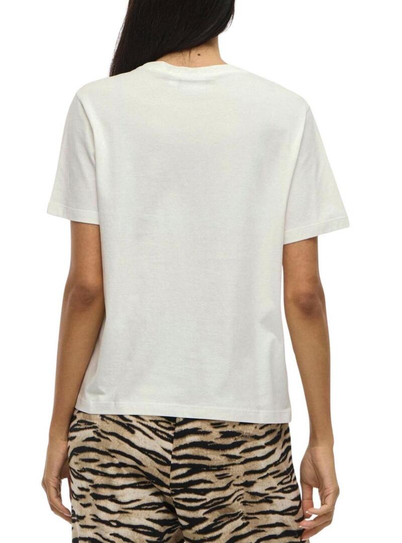 Maglietta Vila Visybil Balance beige per donna