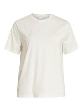 Maglietta Vila Visybil Balance beige per donna
