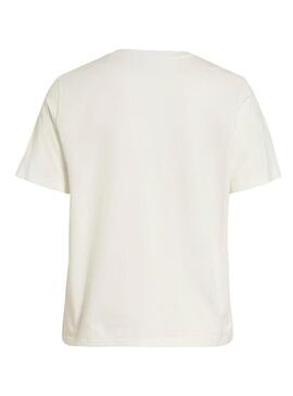 Maglietta Vila Visybil Balance beige per donna
