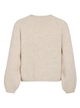 Maglia Vila Visapna beige per donna