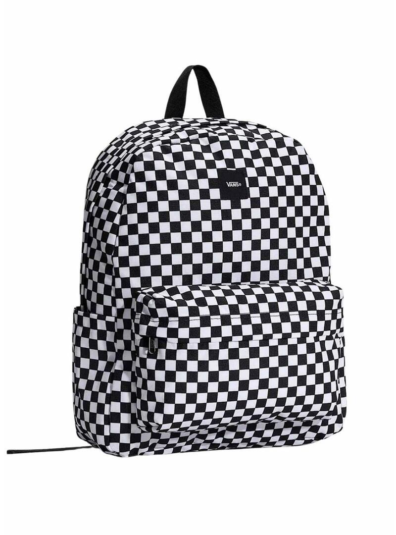 Zaino Vans Old Skool Checkerboard bianco e nero
