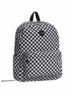 Zaino Vans Old Skool Checkerboard bianco e nero