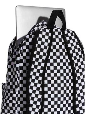 Zaino Vans Old Skool Checkerboard bianco e nero