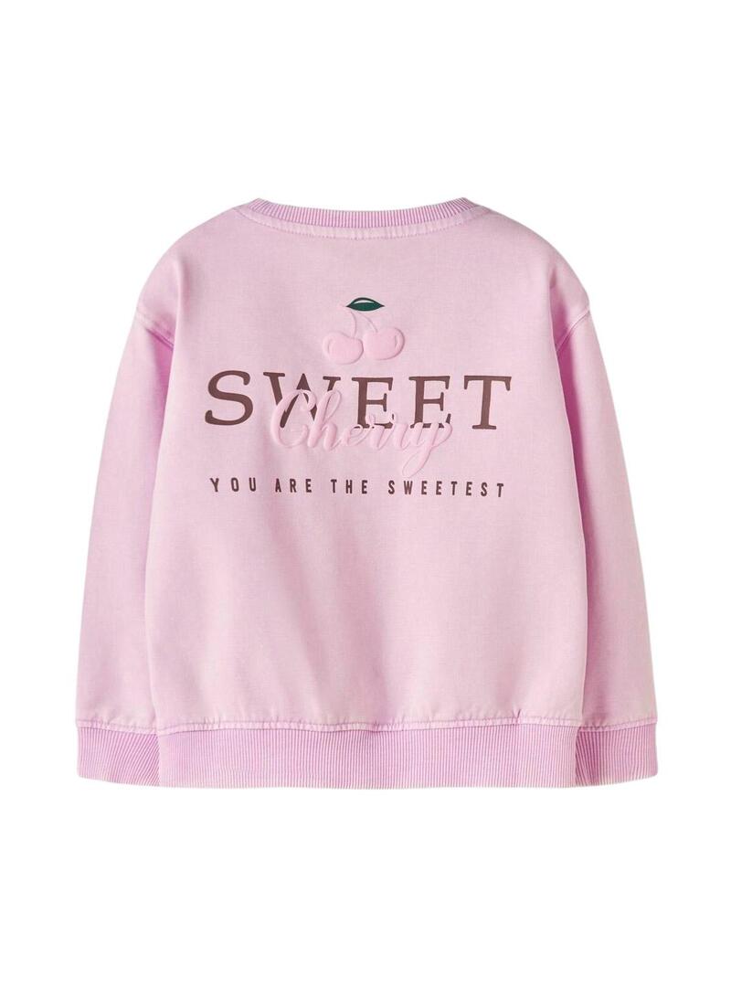 Felpa Name It Nadena rosa per ragazze