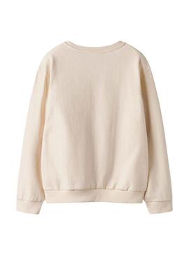 Felpa Name It Noriana beige per bambina