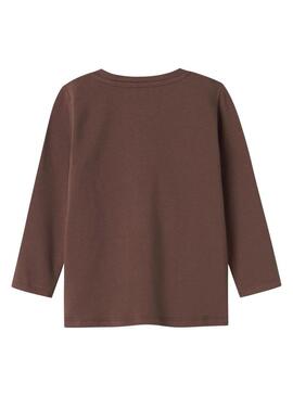 Maglietta Name It Nona marrone per ragazze