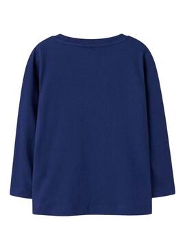 Maglietta Name It Ninna blu marino per bambina