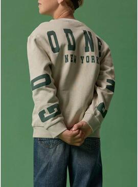 Felpa Name It Nolen Beige per bambino
