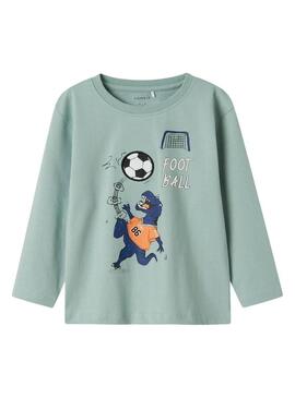 Maglia Name It Abir verde per bambino