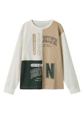 Maglietta Name It Nivan beige per bambino