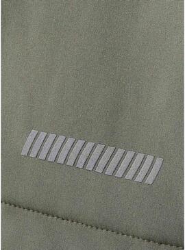 Giacca antivento Name It Alfa08 softshell verde bambino