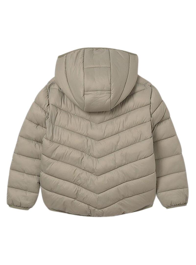Giacca trapuntata verde Mayoral soft per bambina