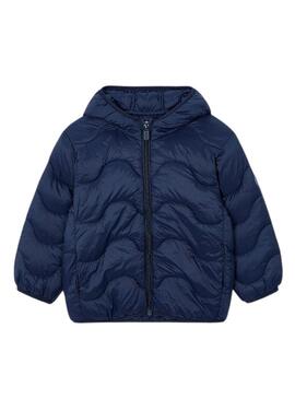 Giaccone Mayoral soft blu marino per bambina