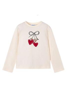 Maglietta Mayoral con elastico rosso per bambina