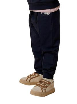 Pantaloni da tuta Name It Linka blu marino per ragazza