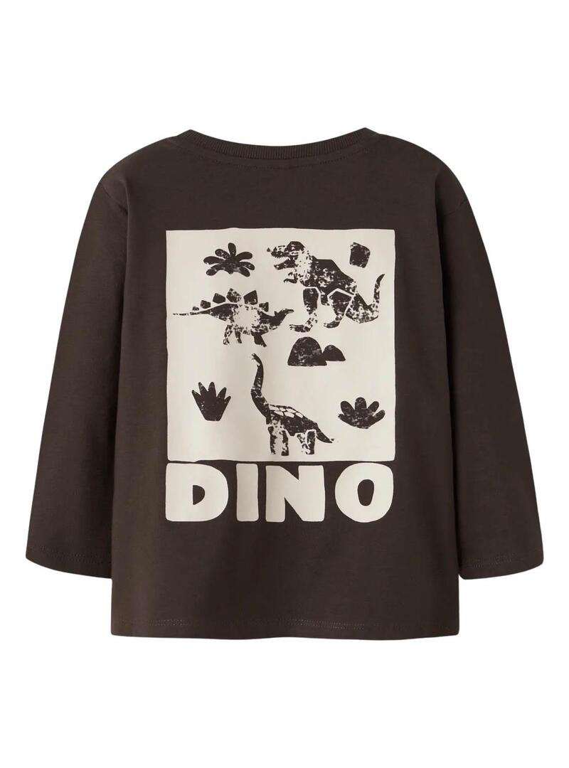 Maglia Name It Niklaus marrone per bambino