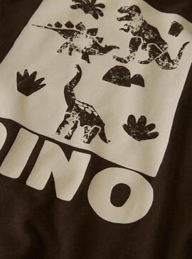 Maglia Name It Niklaus marrone per bambino