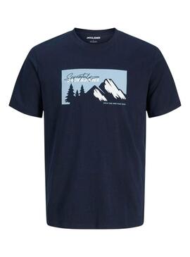 Maglietta Jack and Jones Sun blu navy per bambino