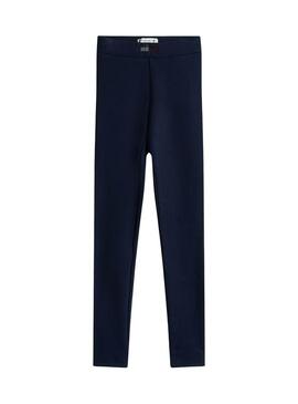Leggings Tommy Hilfiger skinny Rhine logo navy ragazza