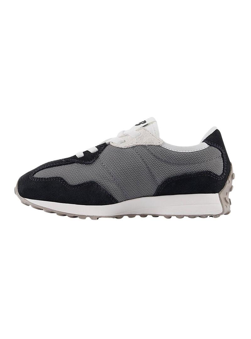 Scarpe New Balance Kids 327 grigie e nere