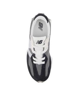 Scarpe New Balance Kids 327 grigie e nere