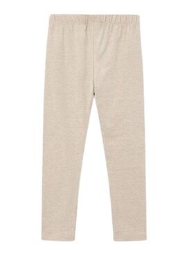 Legging lungo basic in color caramello per ragazza di Mayoral