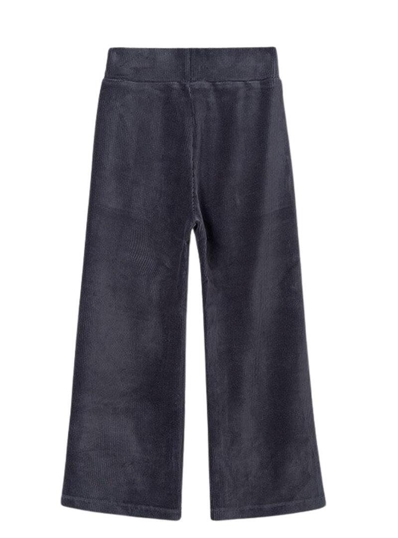 Pantaloni lunghi in velluto a coste blu Mayoral per ragazze