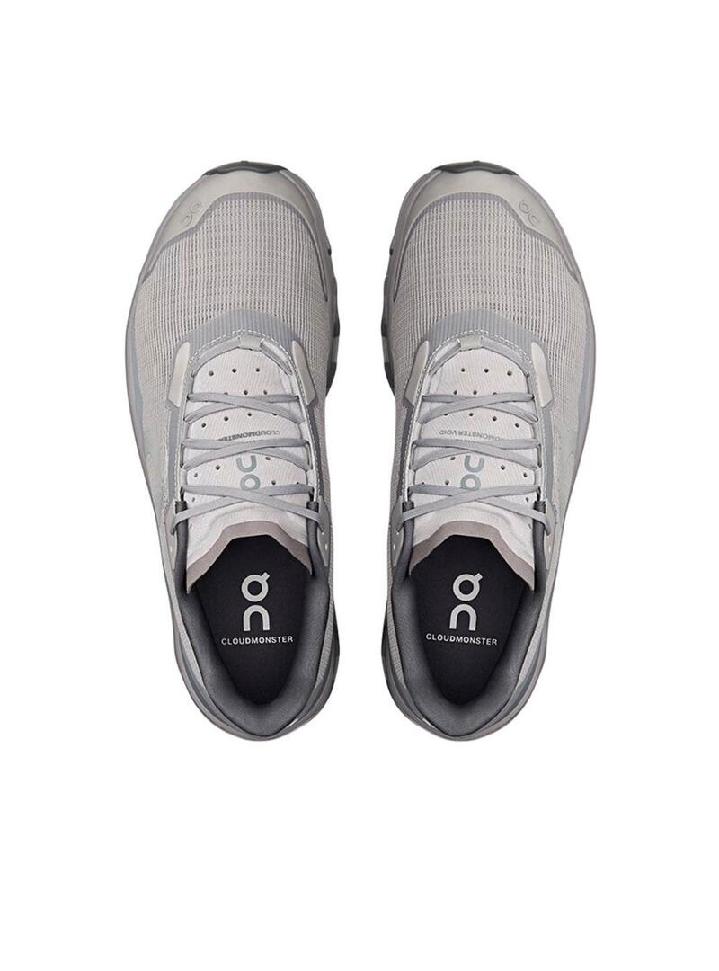 Scarpe da ginnastica On Cloudmonster Void grigie per uomo