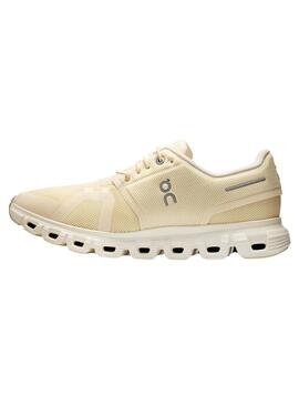 Scarpe On Cloud 6 gialle per donna.