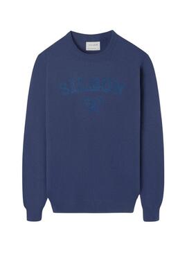 Maglia Silbon Raqueta blu per uomo