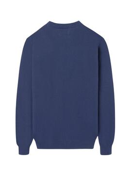 Maglia Silbon Raqueta blu per uomo