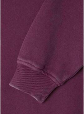 Felpa Pepe Jeans Alicia bordeaux per ragazza
