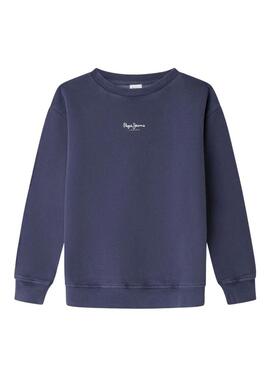 Felpa Pepe Jeans Alissa blu scuro per bambina