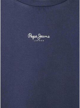 Felpa Pepe Jeans Alissa blu scuro per bambina